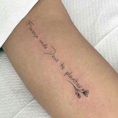 a woman's arm with a tattoo that says, there is always hope