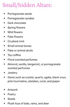 a list of different types of flowers and their names in pink, black and white