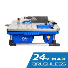 the 24v max brushless table saw is available in two different colors and sizes