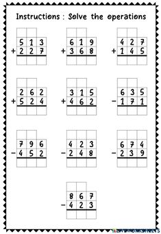 Addition and subtraction 3 digit worksheet Grade 3 Addition And Subtraction, Grade 2 Math Worksheets Addition And Subtraction, Worksheet For Grade 3 Mathematics, Addition For Grade 2 Activities, Math Worksheets For Grade 2 Student, Addition And Subtraction 3rd Grade, Math Worksheet For Class 3, Addition Worksheets For Grade 2, Grade 3 Mathematics Worksheets