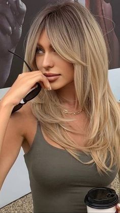 Hairstyles For Layered Hair, Haircuts Straight Hair, Long Hair With Bangs, Long Blonde, Short Hairstyle, Long Layered Hair, Haircuts For Long Hair, Long Blonde Hair