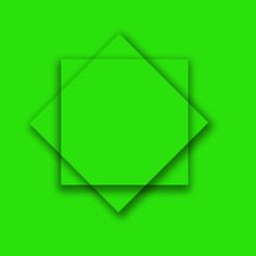 an abstract green background with squares and rectangles in the center, on top of each other