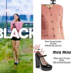 Jennie Style, Pop Clothing, Outfit Polyvore, Mary Jane Pumps, Korean Actresses, Really Cute Outfits