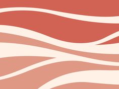 an orange and white background with wavy lines