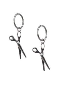 The Scissor Hoops! ✂️ These hoops are 100% STAINLESS STEEL, Nickel Free, and Hypoallergenic! Won't Rust, Tarnish, or Turn Your Ears Green! Charms are 100% STAINLESS STEEL! Hoops are SEGMENT, seamlessly close. Hoops can either be bought in 10mm or 16mm! Hoops thickness is 1.2 ( 16 gauge ) Example: 16MM ON THE FIRST LOBE AND 10MM IS ON THE 4TH, 5TH, and CARTILAGE LOBE! Green Charms, Gothic Earrings, Sterling Silver Charms, Jewelry For Her, Dress Jewelry, Dream Jewelry, Jewelry Earrings Hoops