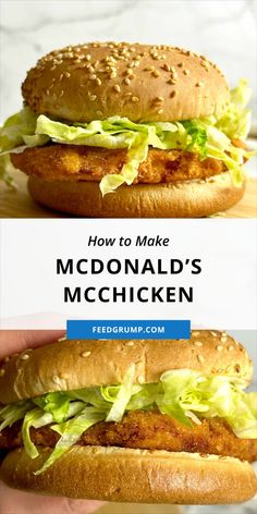 how to make mcdonald's chicken sandwich with lettuce