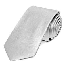 This is our trendiest tie to wear to your most upscale events. It's made from 100% silk and just what you think: Lightweight, soft and flowy. The tie itself is modern in a slim 2.5-inch width. Pair this tie with the matching pocket square (available for purchase), or add a pop of color with any of our silk pocket squares. Product Features • I Do Neckwear®• 2.5" width, at the widest point• 57" length, tip to tip• Color is silver• Made from 100% Silk• Light satin finish• Dry clean only• Imported Standard Tie For Black Tie Occasion In Summer, Summer Black Tie Standard Neckwear, Classic Summer Party Ties, Solid Satin Finish Tie For Party, Solid Color Ties For Black Tie Events In Summer, Fitted Satin Tie For Black Tie Occasions, Solid Color Summer Ties For Black Tie Events, Modern Suit And Tie Accessories For Party, Party Satin Finish Tie