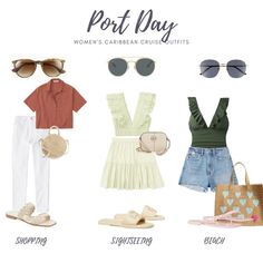 Caribbean Cruise Outfit Ideas for Women 7 Day Packing List, Caribbean Cruise Outfits 7 Day, Caribbean Cruise Outfits, Carribean Cruise Outfits, Cruise Outfits Bahamas, Cruise Outfit Ideas, Summer Cruise Outfits, Cruise Vacation Outfits, Caribbean Cruise Packing