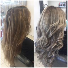 Ash Blonde Highlights On Dark Hair, Crimp Hair, Blonde Brown Hair Color, Ombre Hair Color For Brunettes, Hair Color For Fair Skin, Hairstyles List