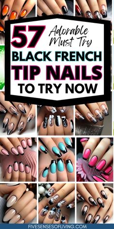 Revamp your style with black French tip nails! Elevate your look with black French tip nails with design, or opt for the sophisticated black French tip nails almond. Add sparkle to your fingertips with black French tip nails with rhinestones, or keep it classic with black French tip nails short. Embrace bold geometry with black French tip nails square, or go chic with black French tip nails coffin. Adorn your toes with black French tip nails toes, or customize with black French tip nails with charms. Indulge in the luxury of black French tip nails with gold, dazzle with black French tip nails with glitter, or add a cute touch with black French tip nails with bow. 💅✨ #BlackFrenchTips #NailTrends #StylishNails" Black French Tip Nails Toes, Black French Tip Nails Coffin, French Tip Nails With Bow, French Tip Nails With Charms, Black French Tip Nails Short, French Tip Nails Toes, Black French Tip Nails Almond, Black French Tip Nails Square, French Tip Nails With Gold