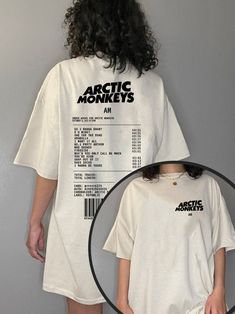 Artic Monkeys Shirt, Arctic Monkeys Tour, Arctic Monkeys Shirt, Arctic Monkeys T Shirt, Arctic Monkey, Monkeys Band, Rock Band Shirts, Monkey T Shirt, Rock Vintage