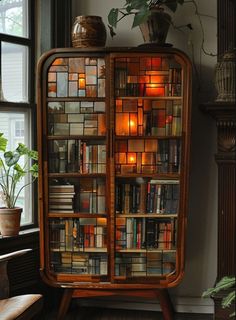 Modern Bookcase Design, Mid Century Modern Bookcase, Bookshelf Aesthetic, Bookcase Design, Modern Bookcase, Stylish Storage Solutions, Dream Apartment, Dream House Interior, Apartment Inspiration