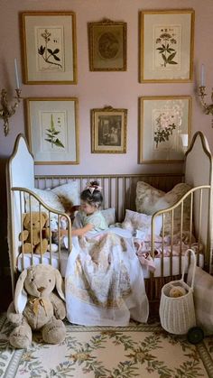 Dreamy Girls Bedroom, French Nursery, Girl Nursery Room, Nursery Room Design, Baby Room Inspiration, Dream Nurseries, Casa Vintage, Nursery Inspo