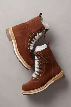 click to expand Brown Snow Boots, Waterproof Suede Boots, Stylish Winter Boots, Winter Boots For Women, Women's Winter Boots, Suede Cowboy Boots, Stylish Footwear, Suede Leather Shoes, Waterproof Winter Boots