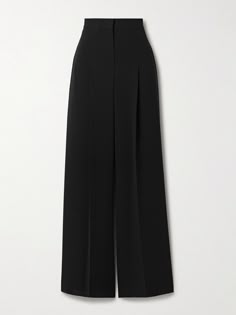 Max Mara's 'Lino' pants are designed to be worn with the matching jacket, but they’ll become a versatile edition to your wardrobe. They’re made from black crepe and slightly pleated for added volume. Flat Dress Shoes, Floral Dresses Short, Future Outfit, Swimsuit Dress, Guilty Pleasures, It's Cold, Women Clothes, Clothes Collection, Max Mara