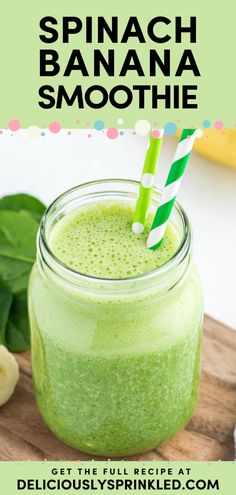 Spinach Banana Smoothie Spinach Oatmeal Smoothie, Spinach Banana Pineapple Smoothie, Spinach Breakfast Smoothie, Smoothie With Spinach And Fruit, Spinach Yogurt Smoothie, Easy Spinach Smoothie Recipes, Smoothie Recipes With Spinach And Fruit, Spinach Banana Smoothie Recipes, Banana And Spinach Smoothie