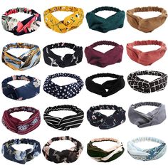 PRICES MAY VARY. 【VALUE SET】 - Total 20 pack fashion headbands bring you fantastic experiences. Boutique Set included multiple styles:Solid colors headbands for women,simple style can be used for sports. Classic element Headbands（polka dot,strips) for girl,easy to match daily different outfits.Floral patterns will add more beauty and elegant on you. Bohemia style printing make the you super charming and cute on beach.A set contains your needs for all occasions and seasons. 【HIGH QUALITY】 - The n Boho Headbands, Thick Headbands, Head Wraps For Women, Hair Accessories Boho, Vintage Headbands, Pixie Cut Wig, Elastic Headband, Boho Headband, Hair Wraps