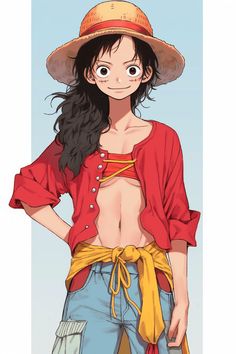 Lady Luffy: The Stunning Pirate Luffy Cosplay, Luffy X Nami, American Cartoons, Pirate Captain, Anime Character, Halloween Costumes, Outfit Inspirations, One Piece