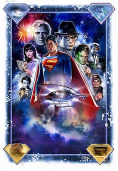 the movie poster for superman returns