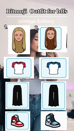 Bitmoji Bff Outfits, Matching Bitmojis Snapchat, Outfit Snapchat, Cute Bitmoji Outfits, Matching Bitmojis, Snapchat Bitmoji Outfits, Bit Moji, Snap Outfits, Snap Bitmoji