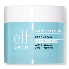 Fragrance Free Holy Hydration! Face Cream - e.l.f. Cosmetics | Ulta Beauty Fragrance Free Moisturizer, Elf Cosmetics, Improve Skin Texture, Even Out Skin Tone, Skin Care Moisturizer, Stanley Cup, Fragrance Free, Even Skin Tone, Face Moisturizer