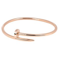 Cartier 18ct Rose Gold Juste Un Clou Bangle Brand- Cartier Model- Juste Un Clou Bangle Product Type- Bracelet Serial Number- GB**** Age- Circa 2013 Accompanied By- Cartier Box, Certificate, Receipt, Servicing Papers Material(s)- 18ct Rose Gold Bracelet Length- 19cm Bracelet Width- 4.5mm Total Weight- 35.1g Model Number- B6048117 Condition Rating- Excellent Condition Notes- An item rated as excellent exhibits minimal to light signs of use. Cartier Rose Gold, Cartier Bangle, Cartier Juste Un Clou, Gold Armband, Rose Gold Bracelet, Lighted Signs, Cartier, Or Rose, Bangle Bracelets