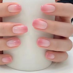 Pinkish Nude Nails, Unghie Nail Art, Cute Simple Nails, Subtle Nails, Simple Gel Nails, Minimal Nails