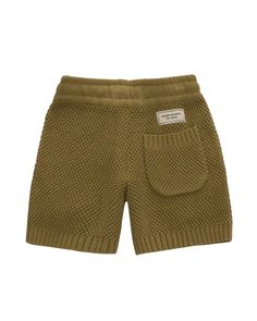 Olive knit shorts with embroidered art work knitted underpants that you can make yourself Knit Shorts With Elastic Waistband, Spring Knit Bottoms, Spring Knit Bottoms Of Short Length, Casual Knit Bottoms With Pockets, Summer Short Length Knit Bottoms, Casual Knit Shorts For Loungewear, Summer Knit Bottoms Short Length, Summer Knit Short Bottoms, Casual Knit Shorts For Spring