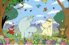 Moomin Wallpaper, Old Cartoons, Childhood Memories, Cute Art, Favorite Character, Snoopy, Art Design