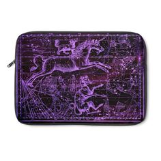 Astrology Laptop Sleeve Pastel Goth Witch Gothic School Supplies Pink Purple Black Zodiac Wiccan College Pastel Goth Witch, Gothic School, Black Zodiac, Witch School, Purple Gothic