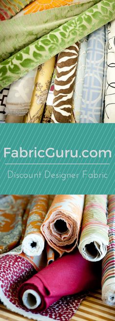 many different fabrics are stacked on top of each other with the words fabriccur com