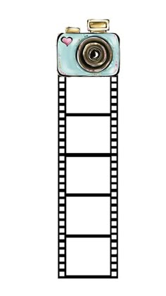 a camera sitting on top of a film strip