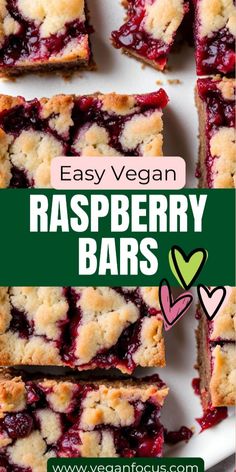 Looking for a delightful dessert that checks all the boxes? Our easy vegan raspberry bars recipe is a must-try! Made with wholesome ingredients, these vegan treats are not only simple to whip up but also bursting with fresh raspberry flavor. The combination of sweet and tangy raspberries paired with a buttery, crumbly crust makes for an irresistible snack that everyone will love. Raspberry Bars, Raspberry Coconut, Easy Vegan Dessert, Shortbread Crust, Vegan Dessert, Vegan Dessert Recipes, Vegan Treats, Vegan Baking, Vegan Diet