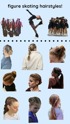 many different types of braids are shown in this image with the caption below