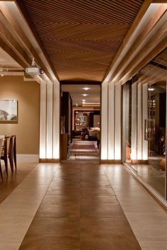 Wooden ceiling Corridor Wooden Ceiling Design, Porch Ceiling Ideas Modern, Cloth Ceiling Ideas, Cafe Ceiling Design, Wooden Ceiling Ideas, Lights Wallpaper