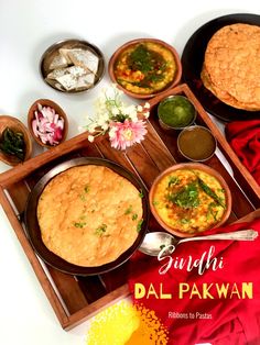 Dal Pakwan | Sindhi Breakfast - Ribbons to Pastas Chaat Bites, Kitchen Set Up, Individual Servings, Samosa, Spring Rolls, Food Festival, Kid Friendly Meals, Indian Food