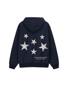 Los Angeles Hoodie, Stockholm Fashion, Kangaroo Pouch, Star Girl, Layered Look, Star Patterns, Black Hoodie, Stockholm