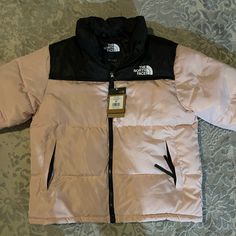 New With Tags! Smoke-Free Home! Ships Within 1-2 Days! The North Face Pink Spring Outerwear, Pink The North Face Outerwear For Spring, Pink The North Face Outerwear With Pockets, Pink North Face Jacket, Pretty Fits, Pink North Face, The North Face Puffer, Xmas Wishlist, North Face Coat