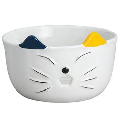 PRICES MAY VARY. This yarn holder bowl's pretty kitty face has a clever mouth opening to feed yarn through Keeps yarn balls neatly contained so it won't tangle or roll away Also a fun addition to your cat-loving home decor Or use to store sewing accessories, spare change, office supplies, jewelry and more Artfully designed in 100% ceramic This yarn holder bowl's pretty kitty face has a clever mouth opening to feed yarn through ... keeping the ball neatly contained so it won't tangle or roll away Ceramic Yarn Bowl, Knitting Bowl, Crochet Bowl, Yarn Balls, Yarn Holder, Yarn Storage, Artfully Designed, Spare Change, Pretty Kitty