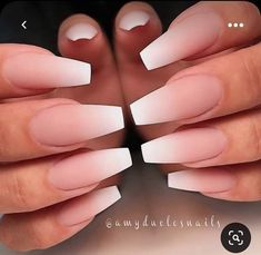 Coffin Nails Ombre, Matte Nail Art, Unghie Sfumate, Matte Nail, Ombre Acrylic Nails, Matte Nails Design, Simple Acrylic Nails, Ombre Nail Designs, Coffin Nails Designs