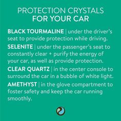 Car Crystals, Energy Muse, The Crystals, Car Protection, Car Charms Mirror, Wiccan Spell Book, Crystal Guide, Protection Crystals