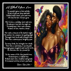 a painting of two people with butterflies on their chest and the words, love is in between