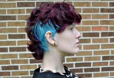 Dyed Hair Inspiration, Alternative Hair, Cool Hair, Hair Reference, Cut My Hair, Gender Envy, Grunge Hair, Dark Color