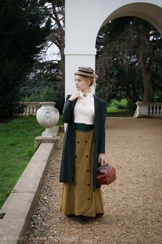 Modern Edwardian Fashion, Edwardian Fashion Women, Betty Aesthetic, Early 1900s Fashion, Edwardian Steampunk, Early 20th Century Fashion, Richard Jenkins Photography, Edwardian Skirt, Housewife Dress