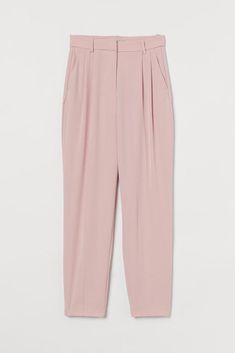 Pink Dress Pants, Jumpsuit Trousers, Ankle Length Pants, M Pants, Hm Dress, Tailored Trousers, Fashion Company, World Of Fashion, Dress Pants