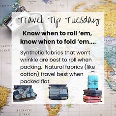 🌍✈️ #TravelTuesdayTip: 📸💼 Travel Tip Tuesday, Tip Tuesday, Vacation Planner, Every Tuesday, Pack Your Bags, Travel Agent, Synthetic Fabric, Travel Agency