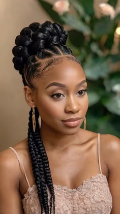 Rock Your Look with Side Updo Hairstyles braids hairstyles updo black women 🦋 Side Updo Hairstyles, Curls Braids Hairstyles, Braids Hairstyles Updo Black Women, Hairstyles Updo Black Women, Black Tie Makeup, Updo Hairstyles Braids, Updo Black Women, Braids Hairstyles Updo, Box Braids Updo