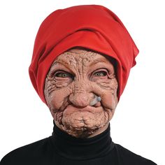 Old Grandma Mask - OrientalTrading.com Party Masks, Old Woman, Cosplay Props, Old Man, Mask, Halloween