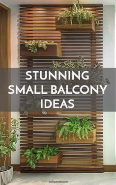 link to brilliant small balcony ideas Simple Balcony, Apartment Simple, Small Patio Decor, Apartment Privacy, Small Outdoor Patios, Modern Balcony