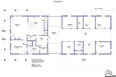 the floor plan for a two story house